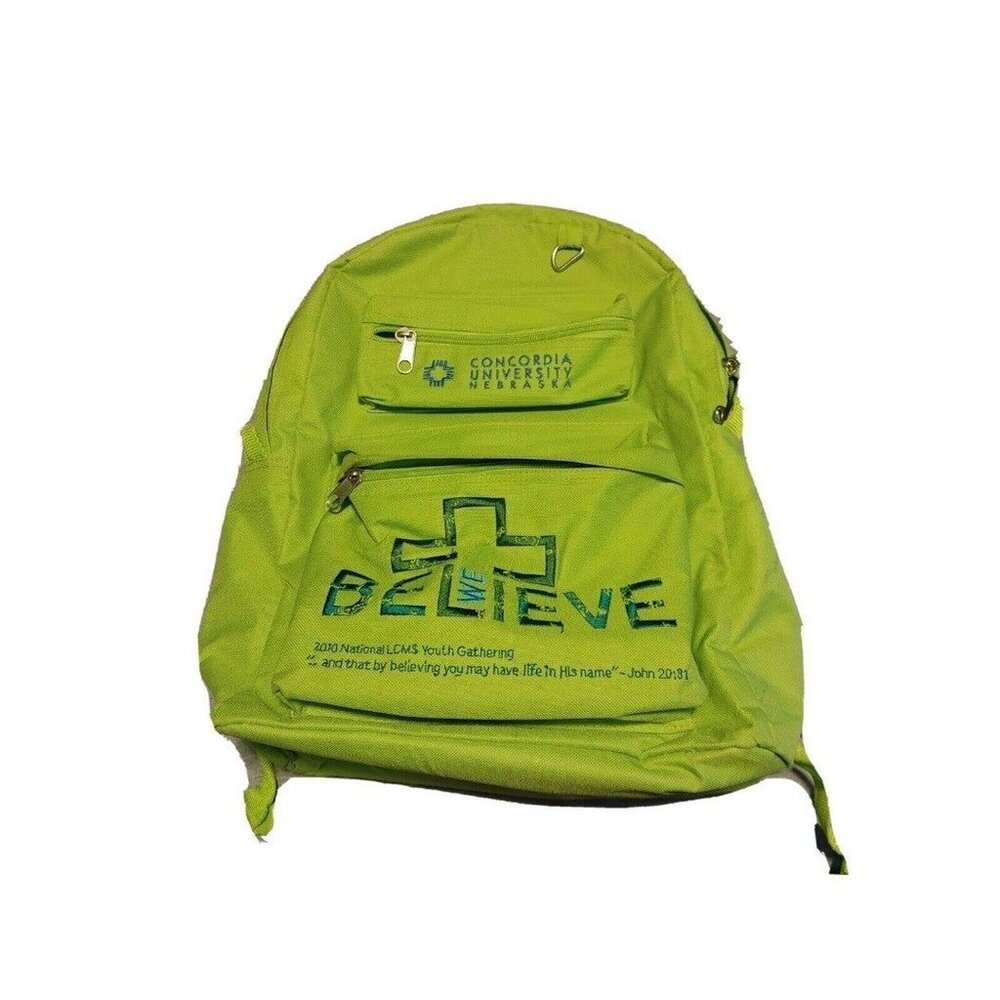 Concordia University Nebraska 2010 National Lcms Youth Gathering Book Bag Green